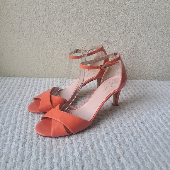 kate spade Shoes - Kate Spade Elegant Orange Heeled Sandals Women's Size 9